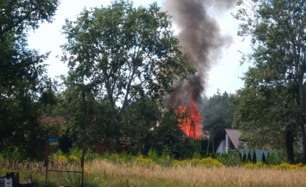 Pożar domu pod Poznaniem. Nie ma informacji o poszkodowanych