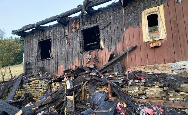 Pożar domu w Wiśle. Nie żyje młody mężczyzna