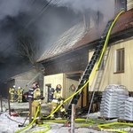 Pożar domu w Witowie koło Zakopanego