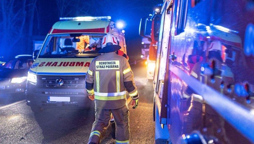 Pożar domu we wsi Wronin. Nie żyje mężczyzna