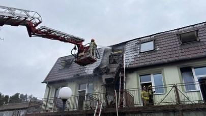 Pożar DPS w Szczawnie. Są poparzeni, jedna osoba nie żyje