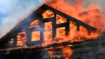 ​Pożar drewnianego domu na Podkarpaciu. Jest ofiara śmiertelna