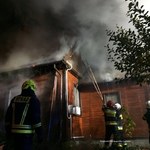 Pożar drewnianej parafii w Podlaskiem. Ksiądz trafił do szpitala