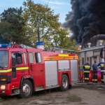 Pożar dużej hali produkcyjnej na Dolnym Śląsku
