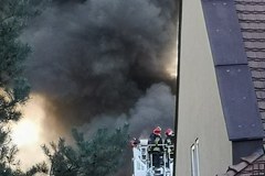 Pożar fabryki opakowań w Poznaniu