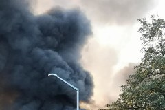 Pożar fabryki opakowań w Poznaniu
