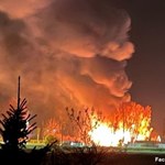 Pożar fabryki trumien na Podkarpaciu