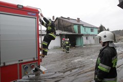 Pożar fabryki w Ostródzie-Międzylesiu