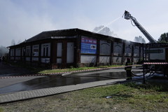 Pożar hali i warsztatu w Chorzowie