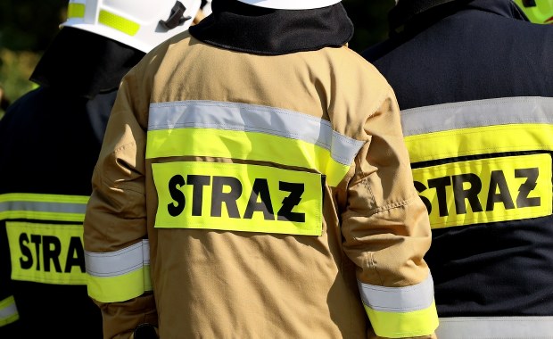 Pożar hali magazynowej w Rudzie Śląskiej