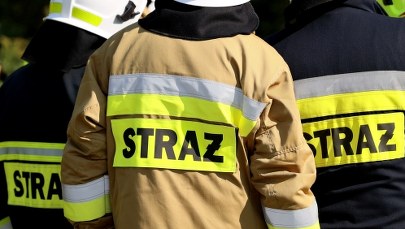 Pożar hali magazynowej w Rudzie Śląskiej