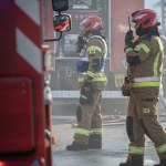 Pożar hali namiotowej pod Bydgoszczą. Udało się uratować las