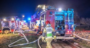 Pożar hali w Trzebini. Apel do mieszkańców