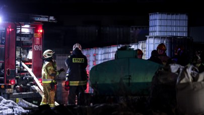 Pożar hali w Trzebini. Apel do mieszkańców