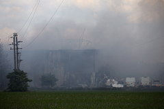 Pożar hali w Zakrzewie