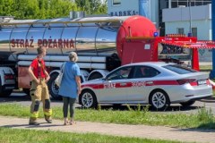 Pożar hali we Włocławku
