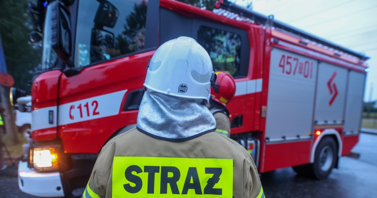 Pożar hali z elektroodpadami w Gliwicach