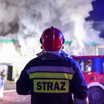 Pożar hali z makulaturą w Sosnowcu