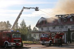 Pożar hotelu w Nadarzynie