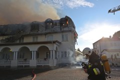 Pożar hotelu w Nadarzynie