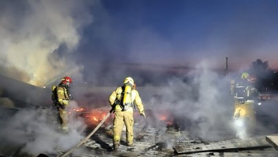 Pożar hotelu w Sandomierzu. Zapalił się dach budynku 