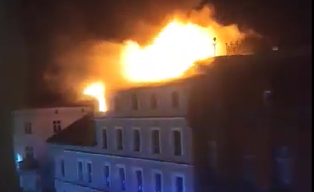 Pożar hotelu w Śremie. W nocy ewakuowano 6 osób