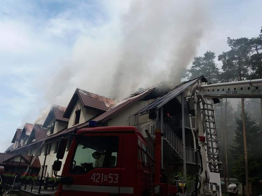 Pożar hotelu /Gorąca Linia /Gorąca Linia RMF FM