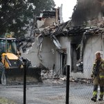 Pożar hurtowni fajerwerków w Kobyłce