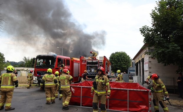 Pożar hurtowni w Kędzierzynie-Koźlu. Strażacy przekazali nowe informacje