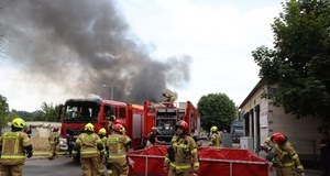 Pożar hurtowni w Kędzierzynie-Koźlu. Strażacy przekazali nowe informacje