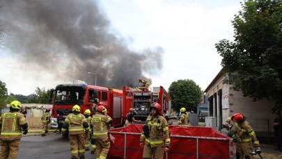 Pożar hurtowni w Kędzierzynie-Koźlu. Strażacy przekazali nowe informacje