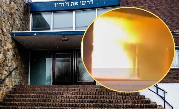 Pożar i eksplozja przed synagogą. Alarm w Rotterdamie