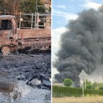 Pożar i eksplozje w Żorach. 33-latek zatrzymany