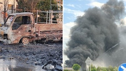 Pożar i eksplozje w Żorach. 33-latek zatrzymany