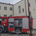 Pożar i ewakuacja w szkole podstawowej w Siedliskach