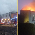 Pożar kamienicy w Będzinie. Kilkugodzinna walka z ogniem