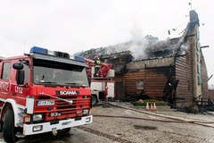 Pożar karczmy w Sadach Dolnych 