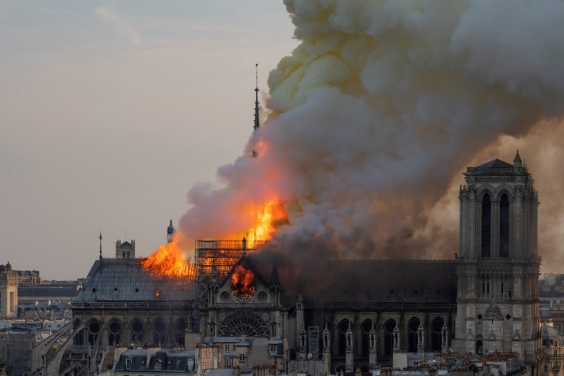Pożar katedry Notre Dame, 15.04.19 /Fabien Barrau / AFP /AFP