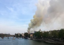Pożar katedry Notre Dame w Paryżu. Na żywo