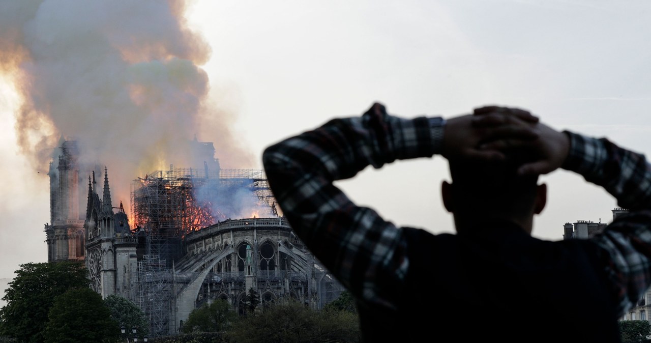 Pożar Katedry Notre Dame /AFP /East News