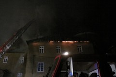 Pożar klasztoru w Alwerni
