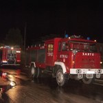 Pożar koło Biskupca: Mieszkańcy ewakuowani 