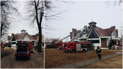 Pożar kościoła w Łodzi. Ks. Lemański: Nie wygląda na to, by było niebezpieczeństwo dla wiernych