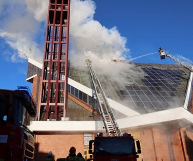 Pożar kościoła w Lublinie opanowany. Niezwykła postawa proboszcza