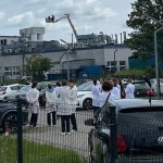 Pożar laboratorium. Zarządzono ewakuację