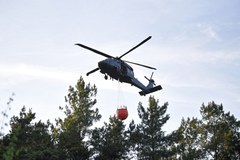 Pożar lasów w powiecie grójeckim