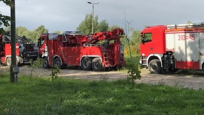 Pożar lasu, powódź i akcja na drodze. Strażacy ćwiczą pod Braniewem