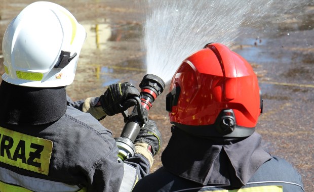 Pożar lasu w Rytlu. 13 zastępów straży pożarnej i 2 samoloty w akcji