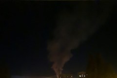 Pożar Lidla w Kielcach. Zawalił się dach