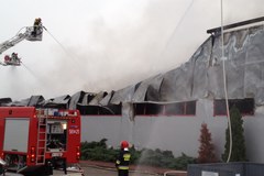 Pożar magazynu w Wólce Kosowskiej
